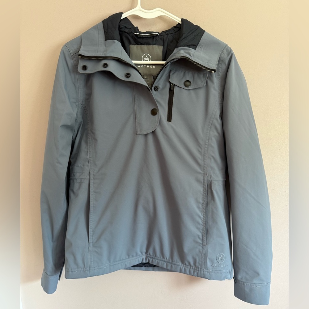 Aether Blue Pull Over Jacket